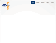 Tablet Screenshot of mediamaize.com